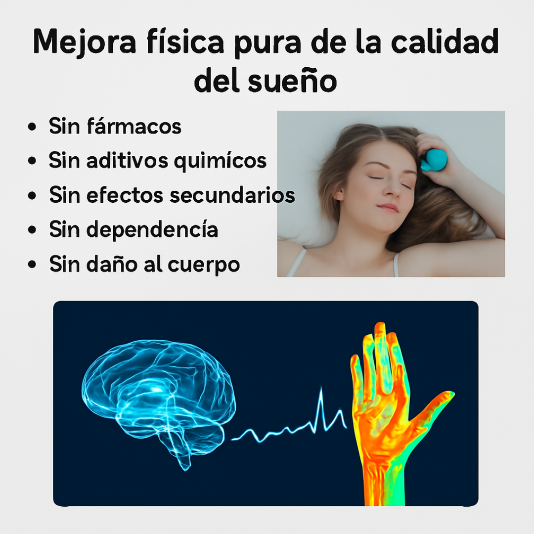 Dispositivo que te ayuda a calmar la ansiedad, el estres y ayuda a dormir