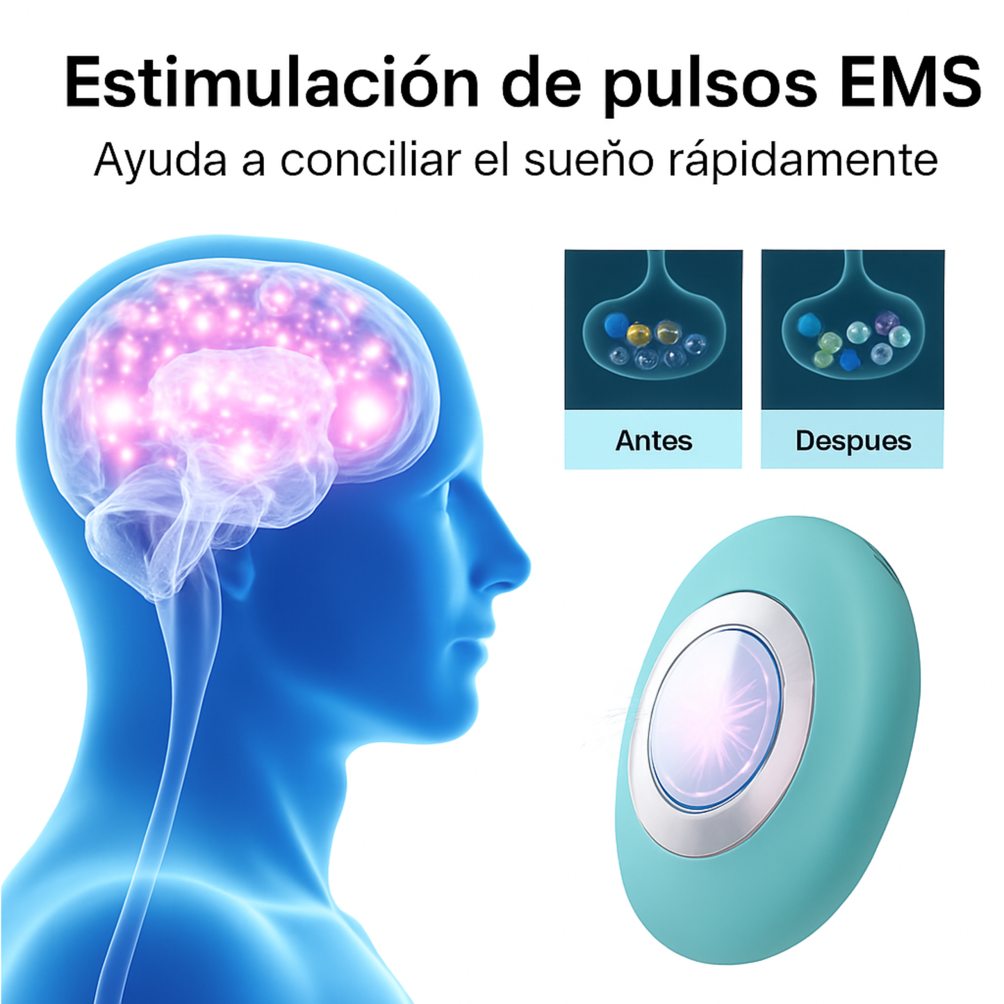 Dispositivo que te ayuda a calmar la ansiedad, el estres y ayuda a dormir